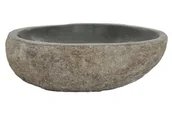 Umywalki - Umywalka Łazienkowa Z Kamienia Rzecznego H0-P28 - miniaturka - grafika 1