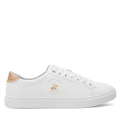 Trampki damskie - Sneakersy Beverly Hills Polo Club W-VSS24013 Biały - miniaturka - grafika 1