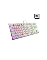 Klawiatury - D-E layout - Sharkoon PureWriter TKL RGB, gaming keyboard Kolor: BIAŁY, Kailh Choc Low Profile Blue - miniaturka - grafika 1
