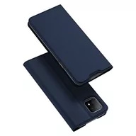 Etui i futerały do telefonów - Dux Ducis Skin Pro kabura etui pokrowiec z klapką Oppo A73 5G / A53 5G niebieski - miniaturka - grafika 1