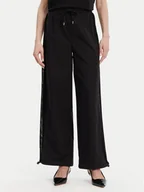 Spodnie damskie - Liu Jo Sport Joggery TA5074 T2900 Czarny Relaxed Fit - miniaturka - grafika 1