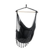 Fotele ogrodowe wiszące - Fotel wiszący DOMINIKANA Dark Grey - Focus Garden - miniaturka - grafika 1