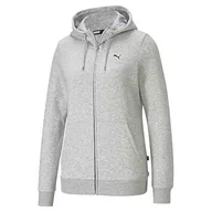 Bluzy damskie - PUMA Damska bluza Essential szara S - miniaturka - grafika 1