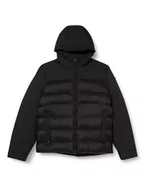 Kurtki męskie - Geox Kurtka męska M Sapienza, czarny/czarny, 58 - miniaturka - grafika 1