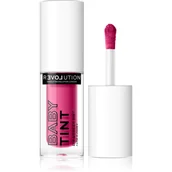 Błyszczyki do ust - Makeup Revolution Baby Tint Relove Lip & Cheek Tint) 1,4 ml Cień Fuchsia) - miniaturka - grafika 1