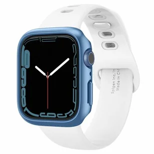 Spigen Etui Thin Fit do Apple Watch 7 45mm) Niebieski - Akcesoria do smartwatchy - miniaturka - grafika 1