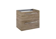 Szafki łazienkowe - Szafka łazienkowa pod umywalkę Roca Kwadro Plus 60 cm dąb canela A857969808 - miniaturka - grafika 1