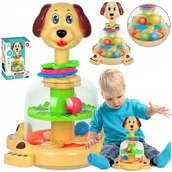 Karuzele dla niemowląt - BĄK KARUZELA Z PIŁECZKAMI PIESEK SENSORYCZNA DLA NIEMOWLĄT - miniaturka - grafika 1