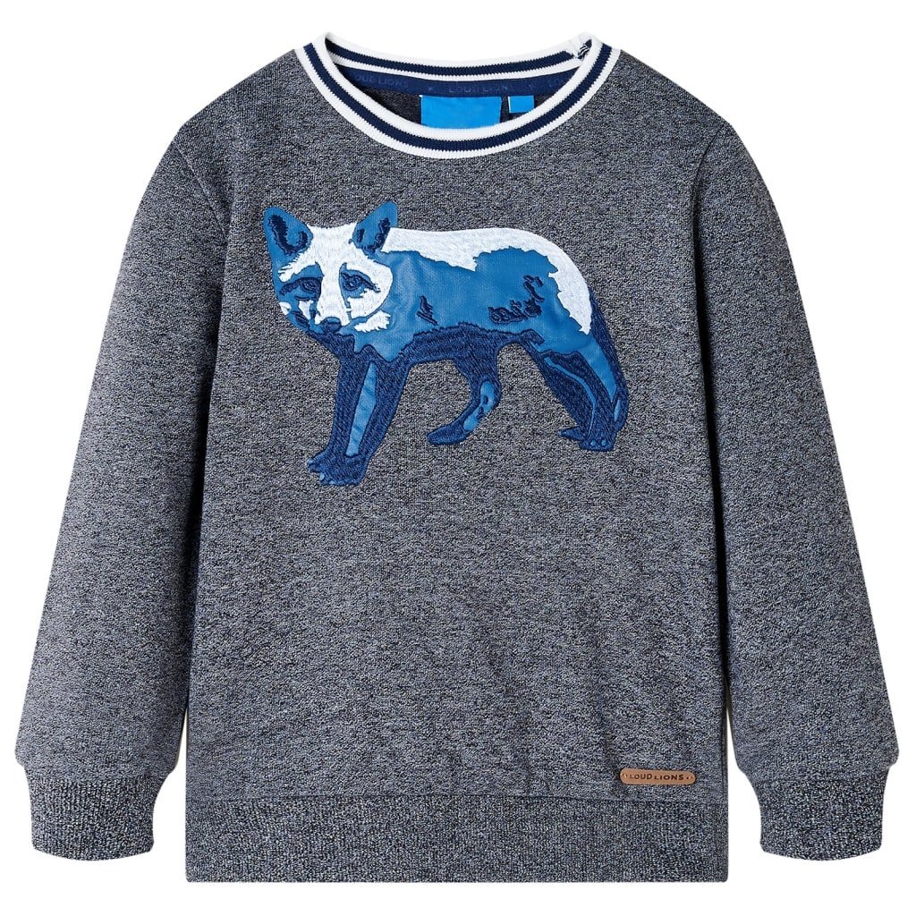 Bluza dziecięca, granatowy melanż, 104