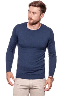 Wrangler, Sweter męski, Crew Knit Navy W85672P35, rozmiar XXXL - Swetry męskie - miniaturka - grafika 1