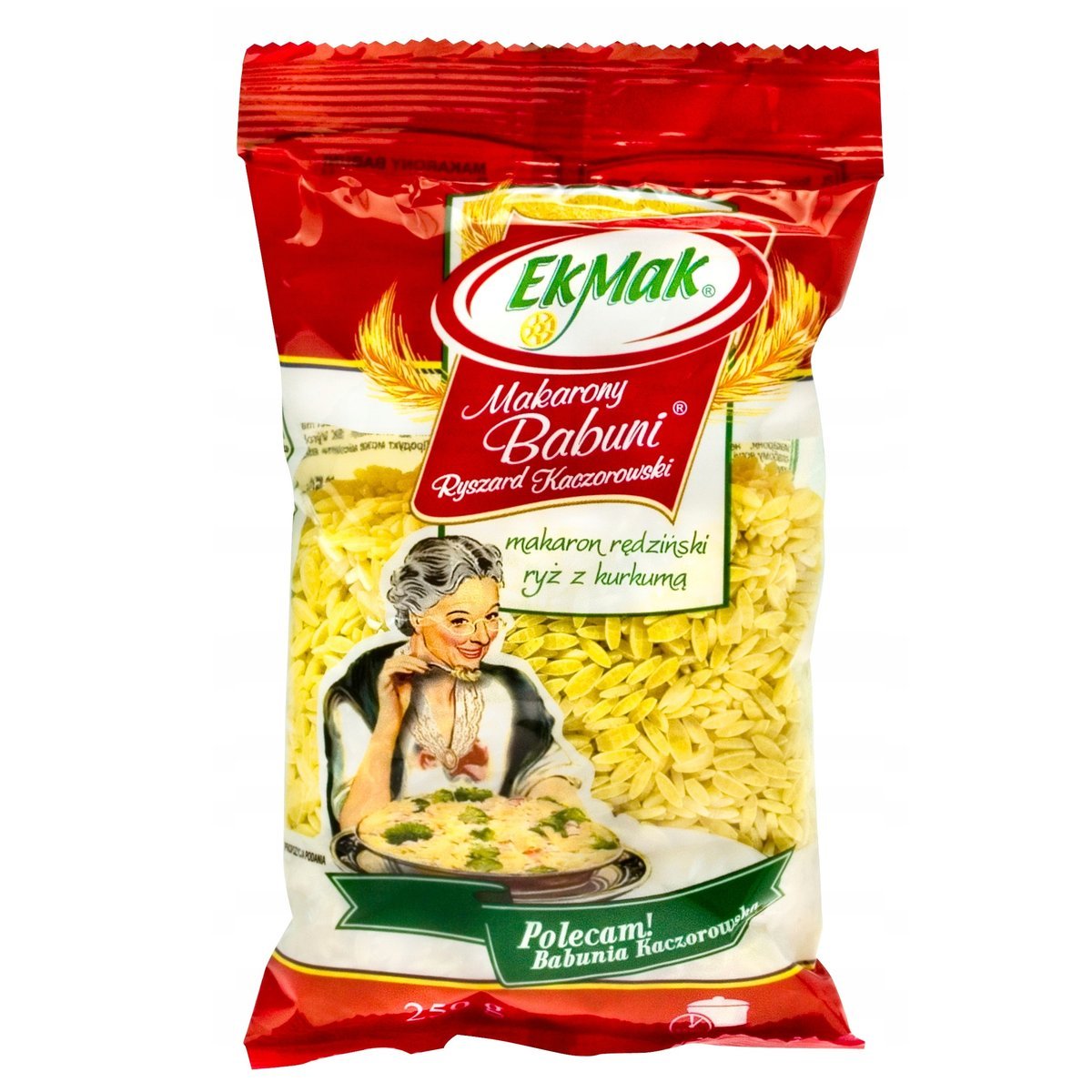 Makaron drobny EkMak 250g ryż z kurkumą