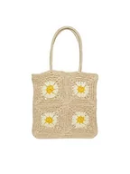 Torebki damskie - PIECES PCKILONA STRAW SHOPPER SWW, naturalny, jeden rozmiar - miniaturka - grafika 1