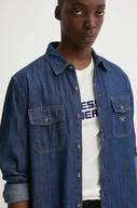 Koszule męskie - Guess Jeans koszula jeansowa męska kolor niebieski regular z kołnierzykiem klasycznym M4BH56 D5EI4 - miniaturka - grafika 1