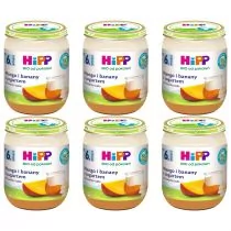 Hipp Mango i banany z jogurtem po 6. miesiącu zestaw 6 x 160 g Bio - Desery dla dzieci - miniaturka - grafika 1