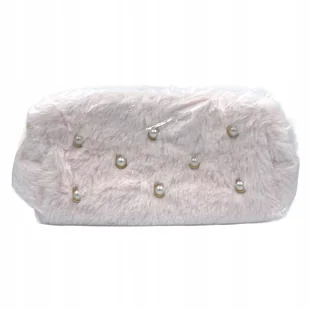 Astra Fluffy Pearl Pink Piórnik saszetka kosmetyczka - Piórniki - miniaturka - grafika 1