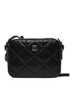 Torebki damskie - Calvin Klein Torebka Quilted Double Zip Camera Bag LV04F3328G Czarny - miniaturka - grafika 1