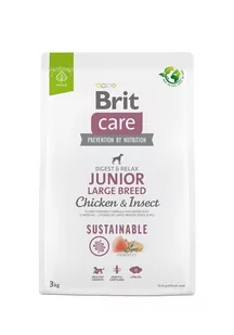 Brit Care Dog Sustainable Junior Large 3 kg Chicken&Insect - Sucha karma dla psów - miniaturka - grafika 1