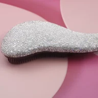 Szczotki i grzebienie do włosów - TEMU Grzebień z Ozdobnymi Koralikami Damska Masażowa Poduszka Grzebieniowa Bez Węzów i Zaciągania Włosów Przenośny Grzebień z Powietrznym - miniaturka - grafika 1