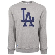 Bluzy męskie - New Era Męska bluza z długim rękawem MLB Crew LA Dodgers - miniaturka - grafika 1