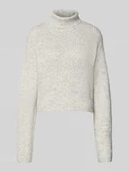 Swetry damskie - Golf o kroju relaxed fit z dodatkiem wełny model ‘MELANIE’ - miniaturka - grafika 1