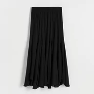 Spódnice - Reserved - Spódnica maxi z wiskozą - Czarny - miniaturka - grafika 1