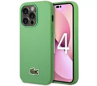 Etui i futerały do telefonów - Lacoste LCHMP14XPVCN Hardcase Iconic Petit Pique MagSafe do iPhone 14 Pro Max Zielony - miniaturka - grafika 1