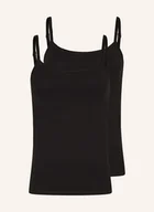Koszulki i topy damskie - Falke Top Daily Comfort, 2 Szt. schwarz - miniaturka - grafika 1