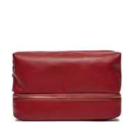 Kosmetyczki, organizery i kuferki - Kosmetyczka Puccini QML007 Bordowy - miniaturka - grafika 1