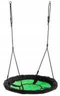 Place zabaw - Huśtawka bocianie gniazdo WYTRZYMAŁE dla dzieci na plac zabaw - zielone - miniaturka - grafika 1