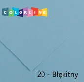Szkolne artykuły papiernicze - Brystol Canson Colorline 20 błękitny 150g 10k [mm:] 500x650 (200041396) - miniaturka - grafika 1