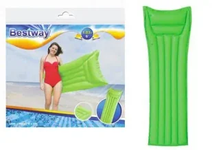 Dmuchany materac zielony 183x69cm - Bestway - Zabawki i gry sportowe - miniaturka - grafika 1