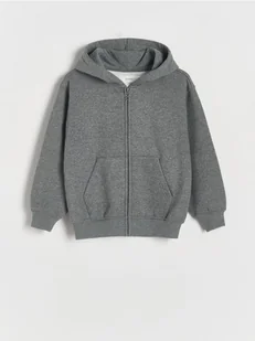 Reserved - Bluza z metalicznym połyskiem - ciemnoszary - Bluzki dla dziewczynek - miniaturka - grafika 1