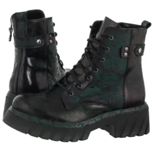 Botki Zielone 07071-09/00-8 (MA1416-a) Maciejka - Botki damskie - miniaturka - grafika 1