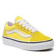 Trampki damskie - Vans Tenisówki Old Skool VN0A7Q5F7Z41 Blazing Yellow/True White - miniaturka - grafika 1