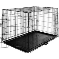 Budy dla psów - Duża Klatka Metalowa Kojec Dla Psów Psa 61X42X49 - miniaturka - grafika 1