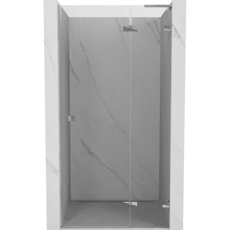 Mexen Lunar L drzwi prysznicowe uchylne prawe 75 cm, transparent, chrom - 834L-075-000-01-00-P