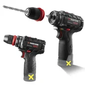 Wiertarko-wkrętarki akumulatorowe - Parkside Wiertarko-wkrętarka PBSPA 12 D4 - miniaturka - grafika 1