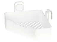 Akcesoria łazienkowe - LIVARNO home Uchwyt na ręczniki/ półka narożna/ półka prysznicowa z przyssawką (Regał narożny) - miniaturka - grafika 1