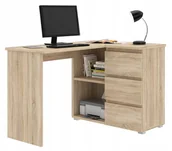 Biurka - Biurko komputerowe narożne z szufladami Neo dąb sonoma - miniaturka - grafika 1