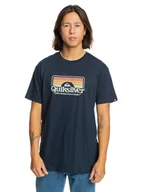 Koszulki męskie - Quiksilver Koszulka Męska Niebieski M - miniaturka - grafika 1