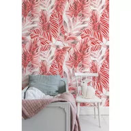 Tapety - Tapeta flizelinowa Różowej dżungli 152x104 + klej - miniaturka - grafika 1