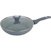 Patelnie - Klausberg Patelnia Granitowa Klausberg KB-7318 28 cm z pokrywką KB-7318 - miniaturka - grafika 1