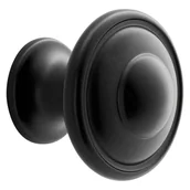 Zawiasy, okucia i inne akcesoria - Gałka meblowa Paros 30.4 mm czarna matowa Inspire - miniaturka - grafika 1
