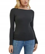 Koszulki i topy damskie - Koszulka Lee LS BOAT NECK TEE 112341577 LQ59IPA75 Charcoal XS - miniaturka - grafika 1