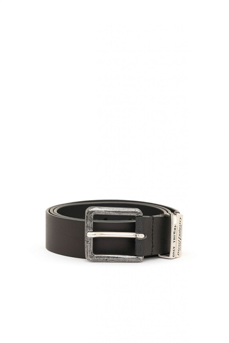Pasek unisex diesel cinture x08532 pr227 logo grntd czarny