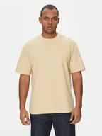 Koszulki męskie - HUGO T-Shirt Dapolino 50488330 Beżowy Relaxed Fit - miniaturka - grafika 1