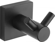 Ręczniki - Mexen podwójny haczyk na ręcznik, czarny - 7081835-70 - miniaturka - grafika 1