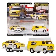 Samochody i pojazdy dla dzieci - BMW M3 (E46) & HW Rally Hauler Team Transport Legends Hot Wheels Premium 1:64 - miniaturka - grafika 1