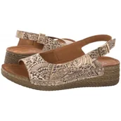 Sandały damskie - Sandały Beżowe/Kwiaty L7069-04/00-1 (MA1388-a) Maciejka - miniaturka - grafika 1