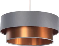 Lampy sufitowe - Lampa wisząca Lumes Miedziano-szara lampa wisząca nad stół - S418-Anisa - miniaturka - grafika 1